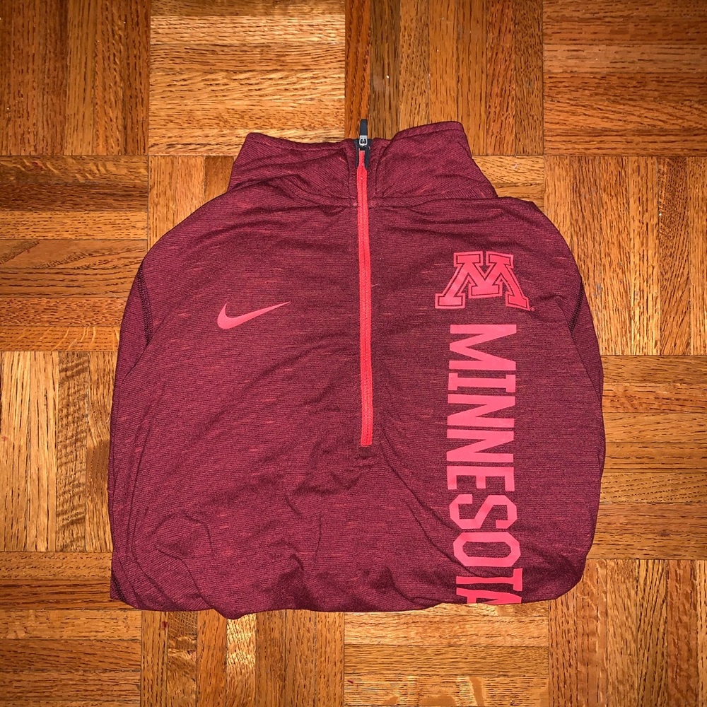 Nike University of Minnesota quarter zip pullover